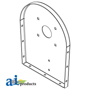 A-223237A1 Side Plate, Outer; Grain Elevator, w/ AFS