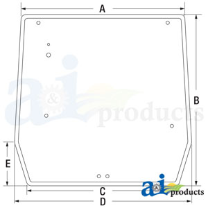 A-5089562 Glass; Rear Window