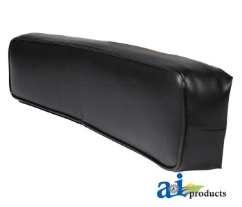 A-363219R91-1 Back Cushion, Wood Base, 6", BLK VINYL