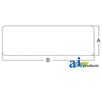 A-98041C1 Glass, Rear, Lower