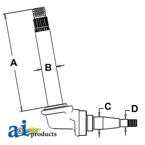 A-406266R92 Spindle (RH/LH)