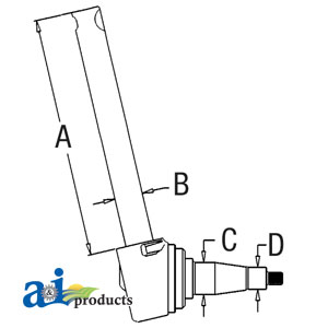A-522546M91 Spindle (LH)