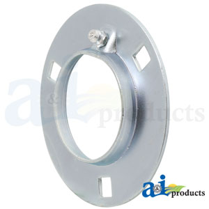 A-F3Z52-I Flange Half, Bearing; Re-Lubricatable 3 Bolt W/ Zerk