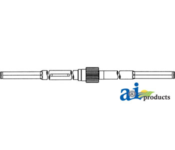 A-AH97642 Shaft, Feeder House, Lower