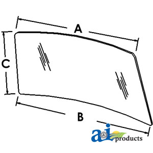 A-1340195C1 Glass, Windshield
