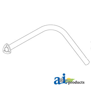 A-673511M91 Elbow, Exhaust