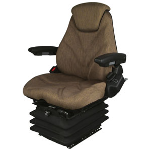 A-F20A7012 Seat, F20 Series, Air Suspension, Brown Cloth