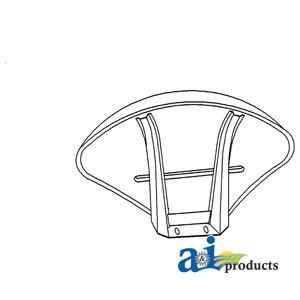A-C0NN16312A Fender w/ Bracket (RH/LH)