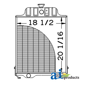 A-AT48171 Radiator (w/o Oil Cooler)