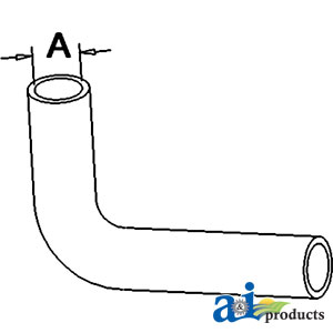 A-SBA310160430 Radiator Hose, Upper