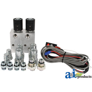 A-14789 Hyd. Multiplier, 2 Circuit w/ Command Control / Couplers, 12VDC