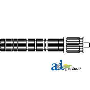 A-1687642M1 Mainshaft, Heavy Duty 8 Speed Transmission