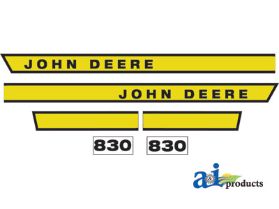 A-JD830L Hood Decal