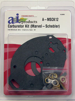 A-MSCK12 Carburetor Kit, Basic (Marvel Schebler)