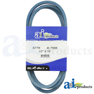 A-A77K Aramid Blue V-Belt (1/2" X 79" )