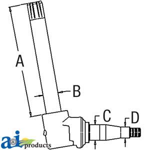 A-RE57642 Spindle (RH/LH)