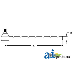 A-1028265M91 Tie Rod, Long