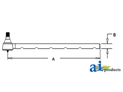 A-65074C91 Tie Rod, Long
