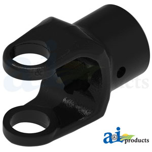 A-801-0606 Spline Bore Implement Yoke (w/ 1/4" Pin Hole)
