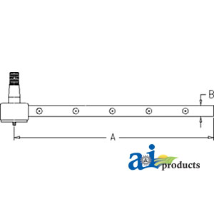 A-AM2984T Tie Rod; Long