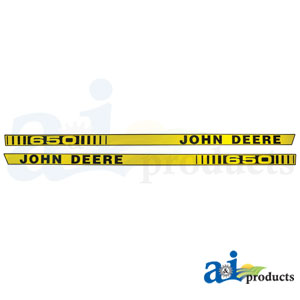 A-JD650 Hood Decal