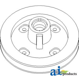 A-AH173040 Pulley, Slip Clutch; Tailing Elevator