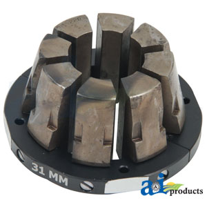 A-D100-31/SILVER 31MM Die Set; Silver, For 3/4" Hose (HW)