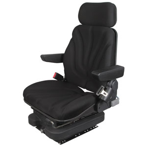 A-F10A4000 Seat, F10 Series, Low Pro Air Suspension, Black Cloth