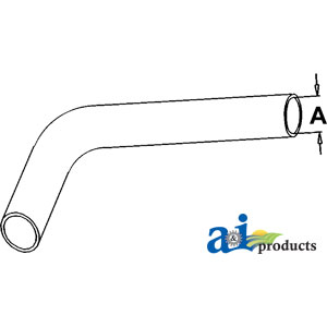 A-TY22409 Radiator Hose, Upper