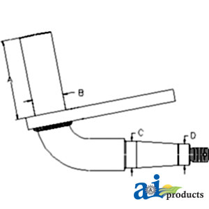 A-AH87540 Spindle (RH)