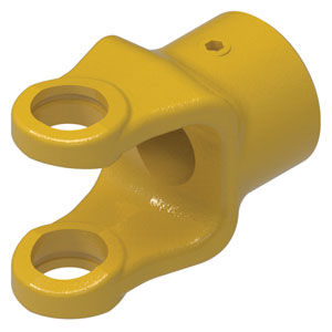 A-800-8325 Round Bore Implement Yoke (With Keyway & Set Screw)