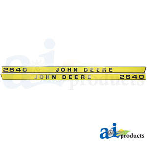 A-JD2640E Hood Decal