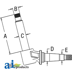 A-A167024 Spindle (RH/LH)