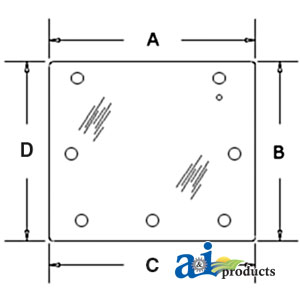 A-3389902M3 Glass, Rear
