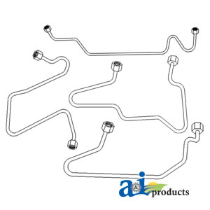 A-FPL400 Injection Line Set, #4 Cylinder