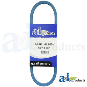 A-A24K Aramid Blue V-Belt (1/2" X 26" )