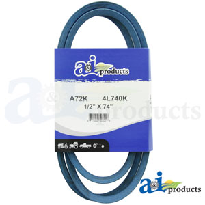 A-A72K Aramid Blue V-Belt (1/2" X 74" )