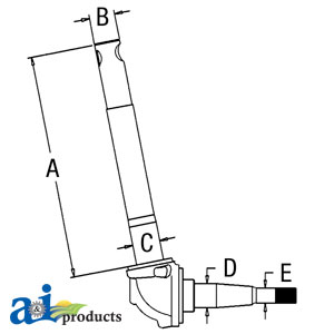 A-957E3106 Spindle (LH)