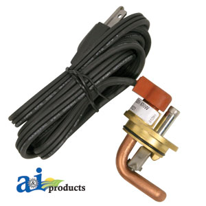 A-5B600 Heater, Engine Block Frost Plug, 1 1/4" Butterfly; 600 Watt