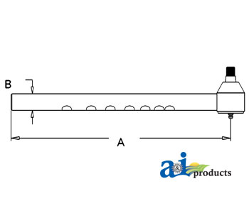 A-1860408M2 Link, Front Drag (LH)