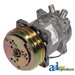 A-500-270 Compressor, New, Sanden Style w/ Clutch (9285)