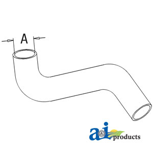 A-512058M1 Radiator Hose, Bottom