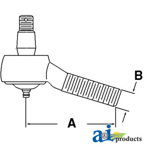 A-180391M91 Drag Link End