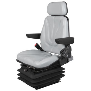 A-F10A6020 Seat, F10 Series, Air Suspension, Gray Vinyl