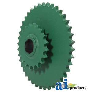 A-AE39652 Sprocket, Double; Lower Drive Roll, 20/40 Tooth