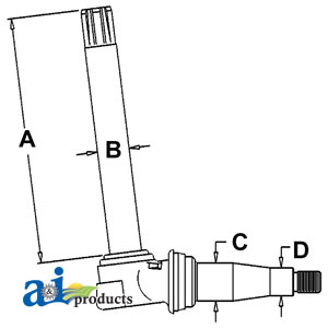 A-AR74606 Spindle (RH/LH)