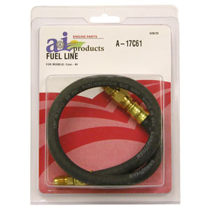 A-17C61 Fuel Line, Strainer To Carburetor w/ Nuts