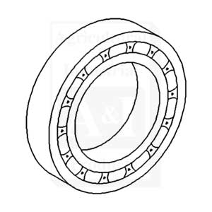 A-191250M1 Bearing, Rear Differential Pinion