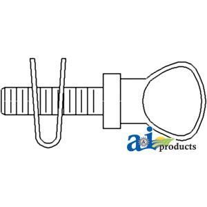 A-D4NN8N213A Knob & Nut, Grille