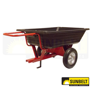 A-B1LCP1000 650 LB/10 CU. POLY DUMP CART